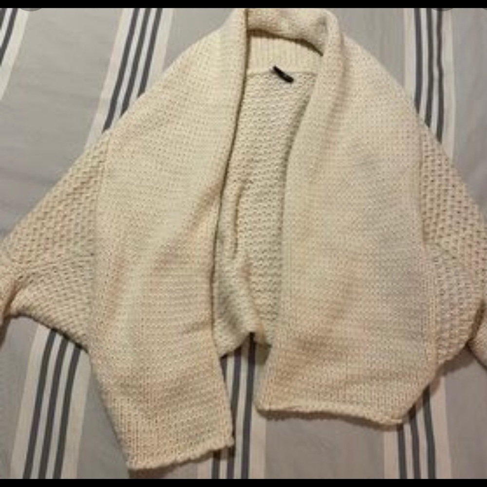 7 for all mankind wool shrug